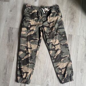 Wonder Nation Camo Camouflage Jogger Pants XL 14/16